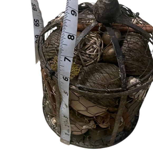 Chicken Wire Decorative Potpourri Filled Bird Cage - Picture 8 of 9